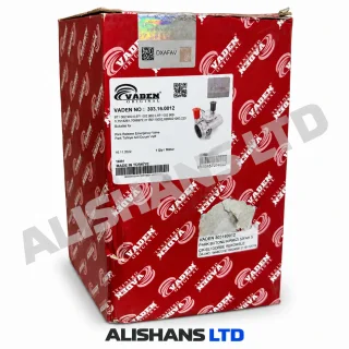 Labelled VADEN 303.16.0012 park release emergency valve box with ALISHANS LTD watermark