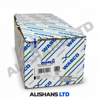 Labelled box of WABCO 9701500080 pneumatic clutch actuator with ALISHANS LTD watermark